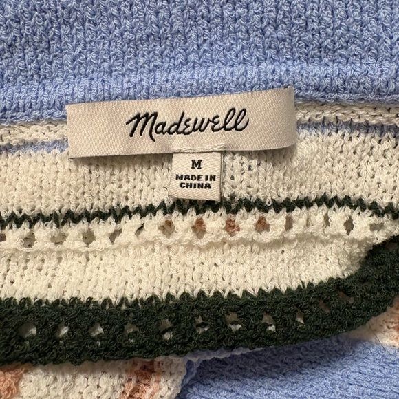 Madewell Textural-Stitch Johnny Collar Sweater - Picture 6 of 7